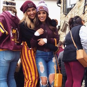 Maroon Bomber Jacket